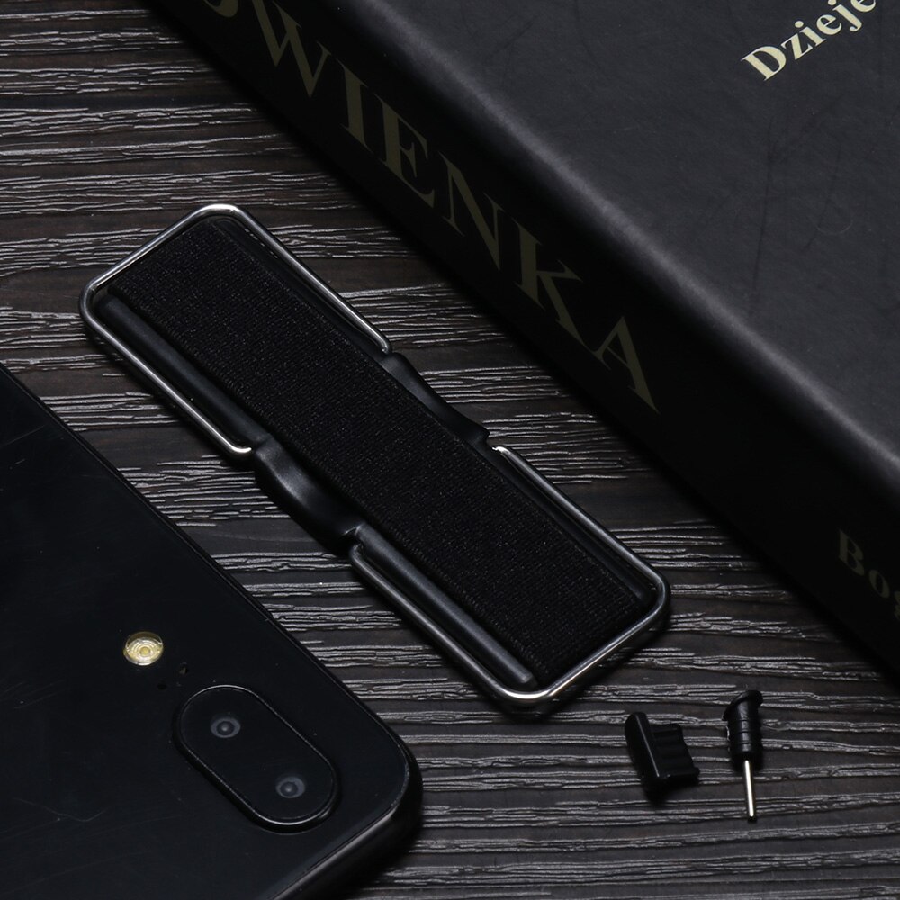 Universal Phone Holder Mount Finger Grip Phone Bracket Elastic Kickstand For Smartphone Tablets Convinient Square Rings Stand