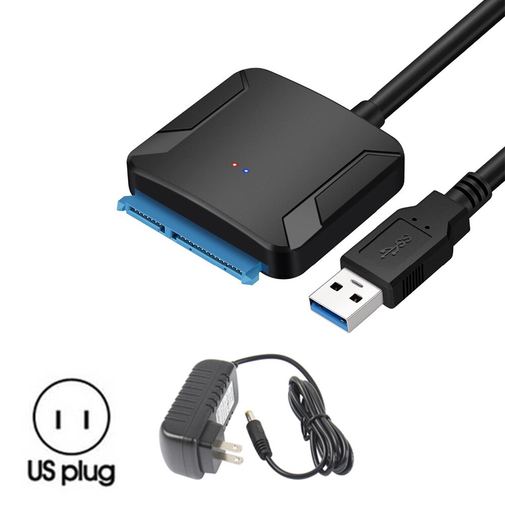 SATA til USB 3.0 Adapter - Kabel op til 6 Gbps til 2.5"/3.5" Ekstern SSD HDD SATA3: Rød