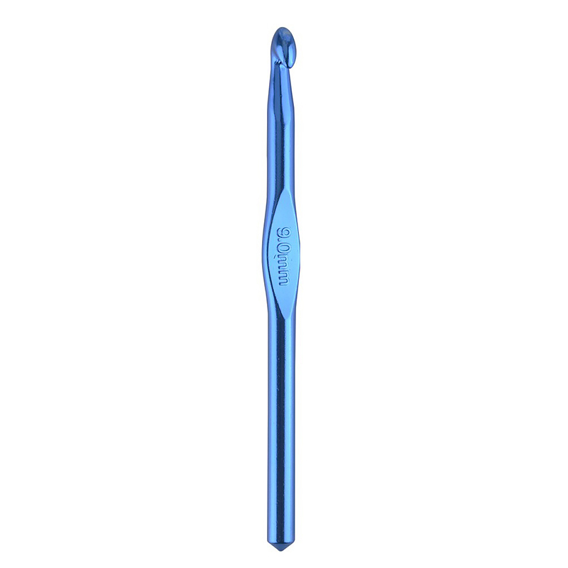 2-10Mm Aluminium Haak Breinaalden Naalden Voor Hand Ambachten Zak Trui Metalen Haak Weave Haak Naalden accessoires: 9mm Crochet hook