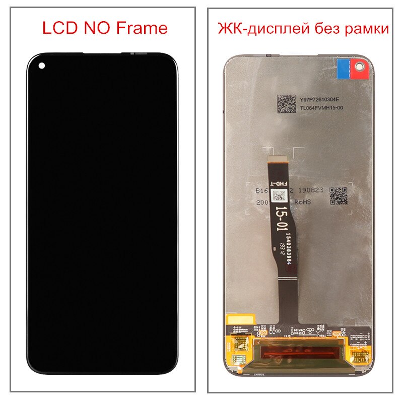 LCD for Huawei P40 Lite JNY-LX1 Display Original LCD with Frame Touch Screen Replacement on for P40 P 40 Lite LCD Display Tested