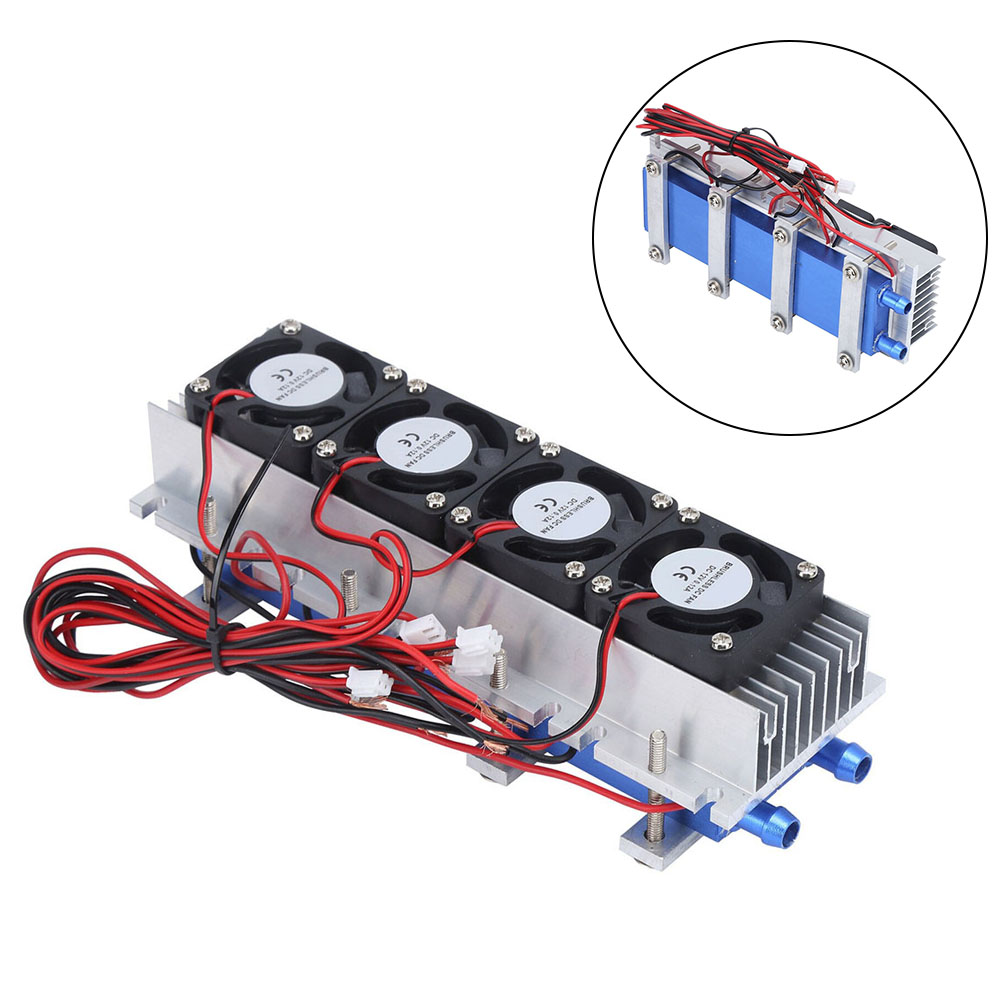 Koelkast Thermo-elektrische Peltier Koeler Waterkoelapparaat DC 12V 288W Halfgeleiderkoelkast Elektronische Componenten