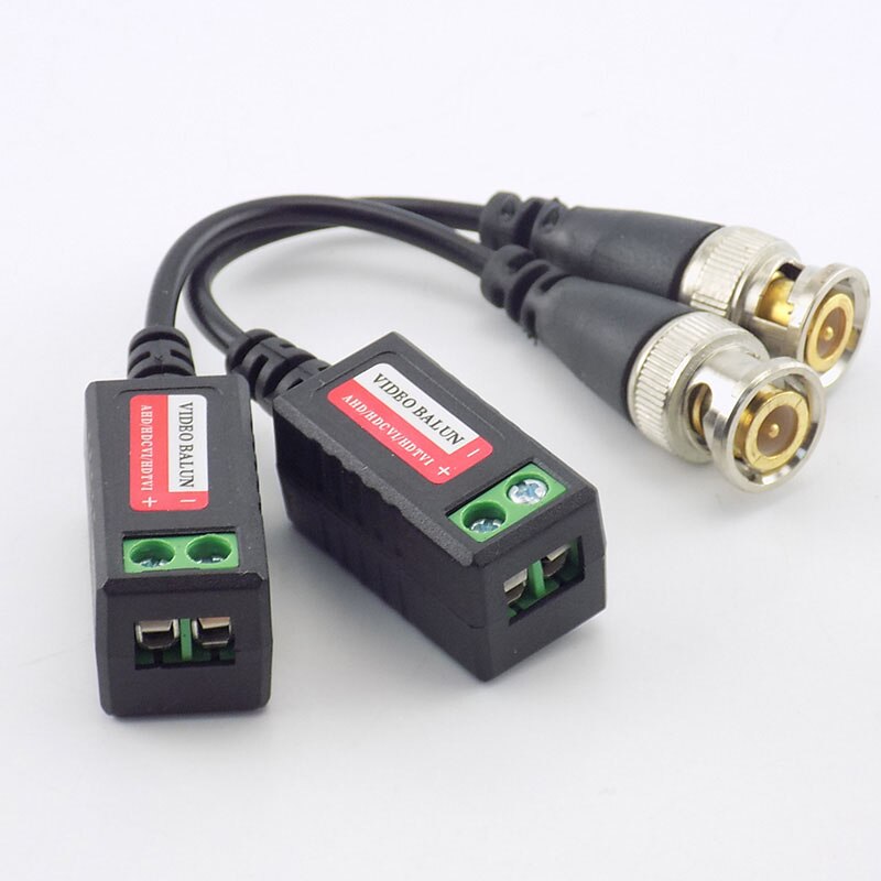 10pairs (20pcs) 3000FT Distance UTP Video Balun Twisted CCTV Balun Passive Transceivers BNC Cable Cat5 CCTV camera Adapter N11