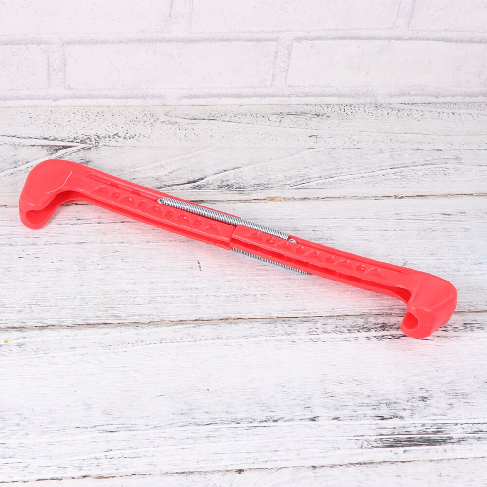 Ice Skate Guards - Adjustable Figure Blade Covers - Pair - Red: Default Title