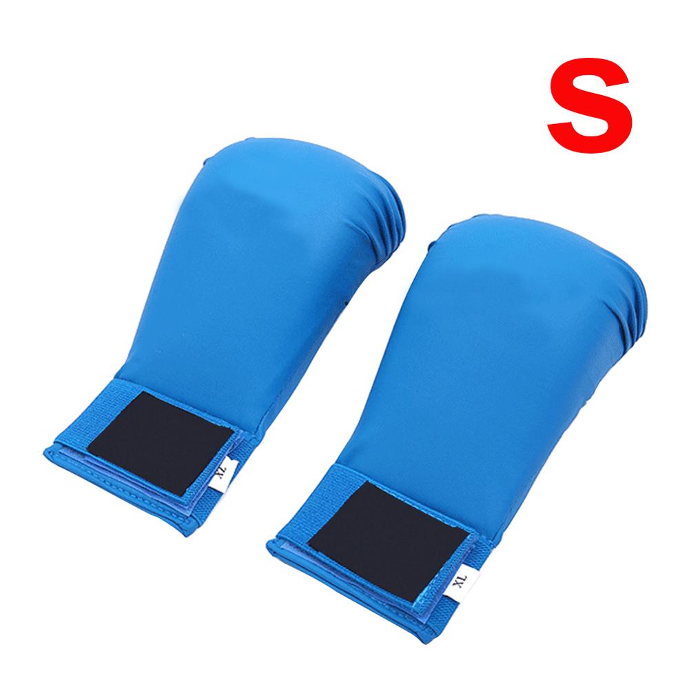 Hög karate handskar boxning handskydd fri kamp sanda träning skyddande för vuxenutrustning: Lila