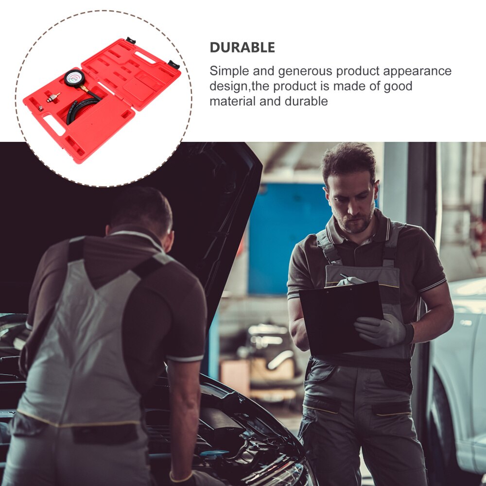 1 Set Portable Durable Practical Emission Detector Exhaust Back Pressure Tester Plugging Detection Meter for Truck