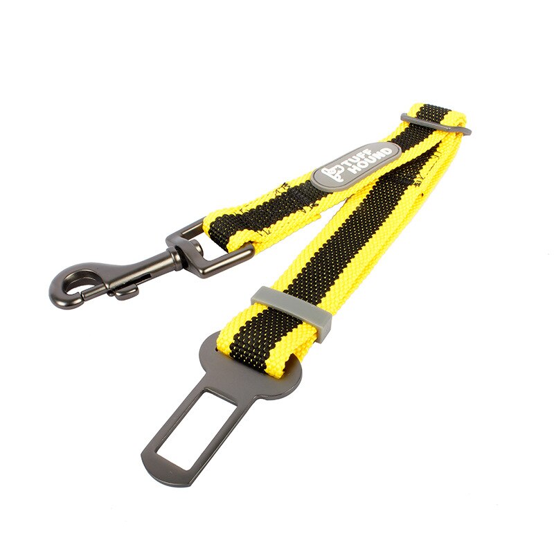 Hond Autogordel Hond Borstband Hond Met Autogordel Bevestiging Hond Met Huisdier Auto Band: yellow black