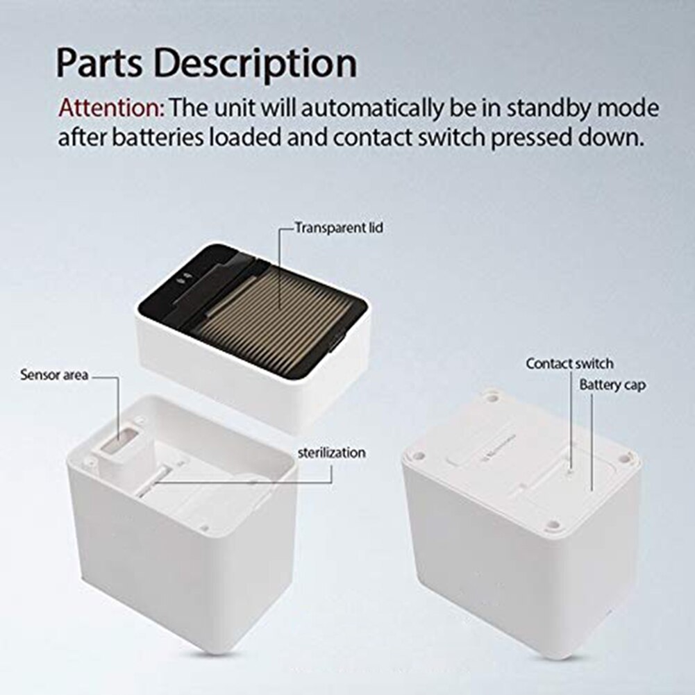 Infrared Sensor Toothpick Dispenser Automatic Toothpick Dispenser Kitchen Dining Table Holder Box Toothpicks Holder Smart Tooth