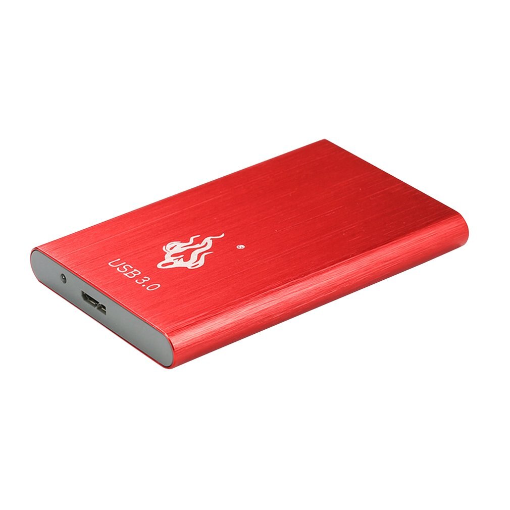 USB 3.0 2TB 1TB External Hard Drive Disk HDD 2.5'' Fit For PC Windows Portable 500GB 1TB 2TB Mobile Drive: red 2TB