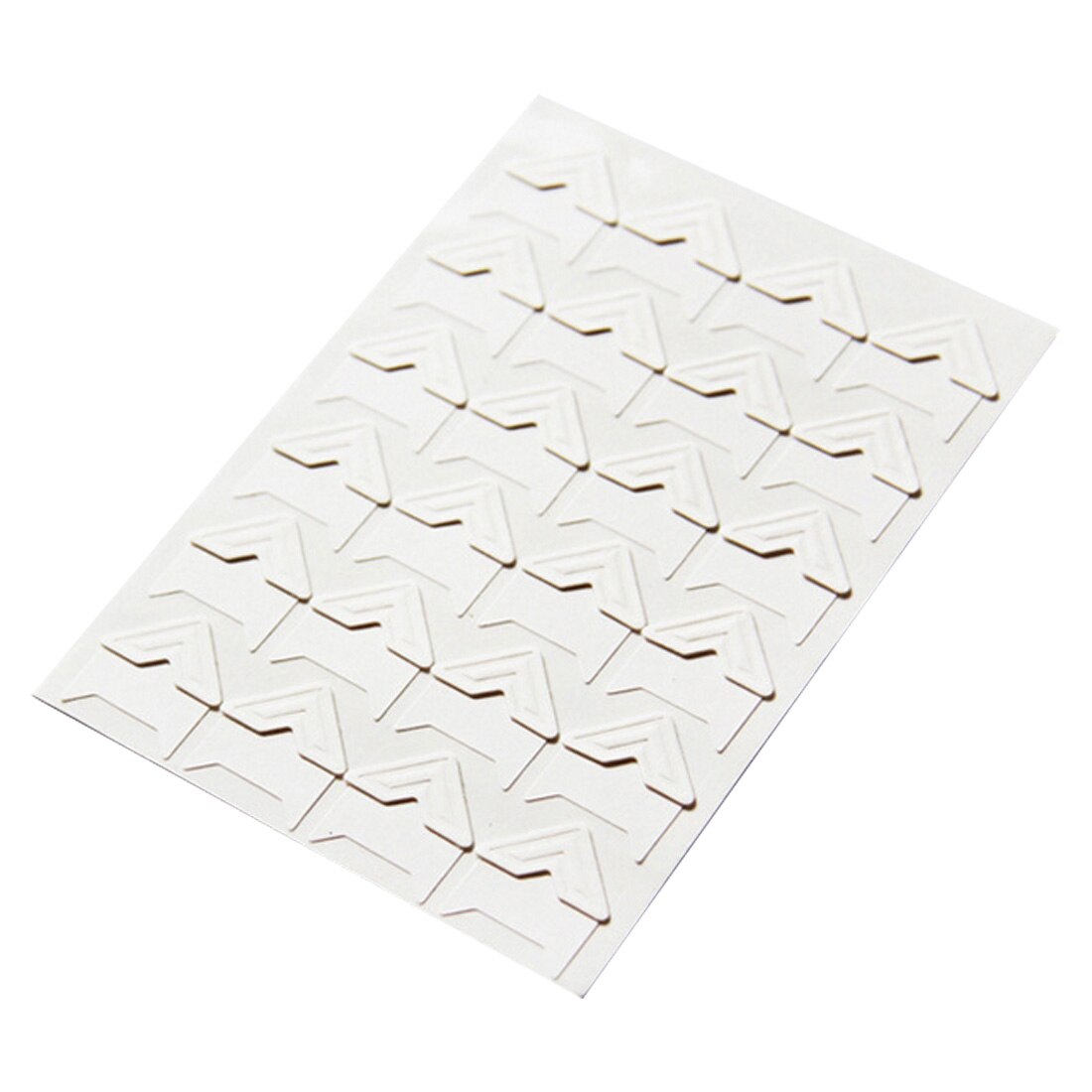 DIY retro corner kraft paper sticker album frame decoration scrapbook corner album corner retro kraft paper photo 24 / album: White