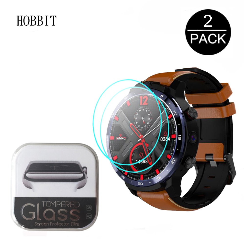 2 Pcs Voor Lemfo LEM12 Smart Horloge Gehard Glas Lem 12 1.6 Inch 2.5D 0.3 Mm Hd Clear krasbestendig Guard Glas