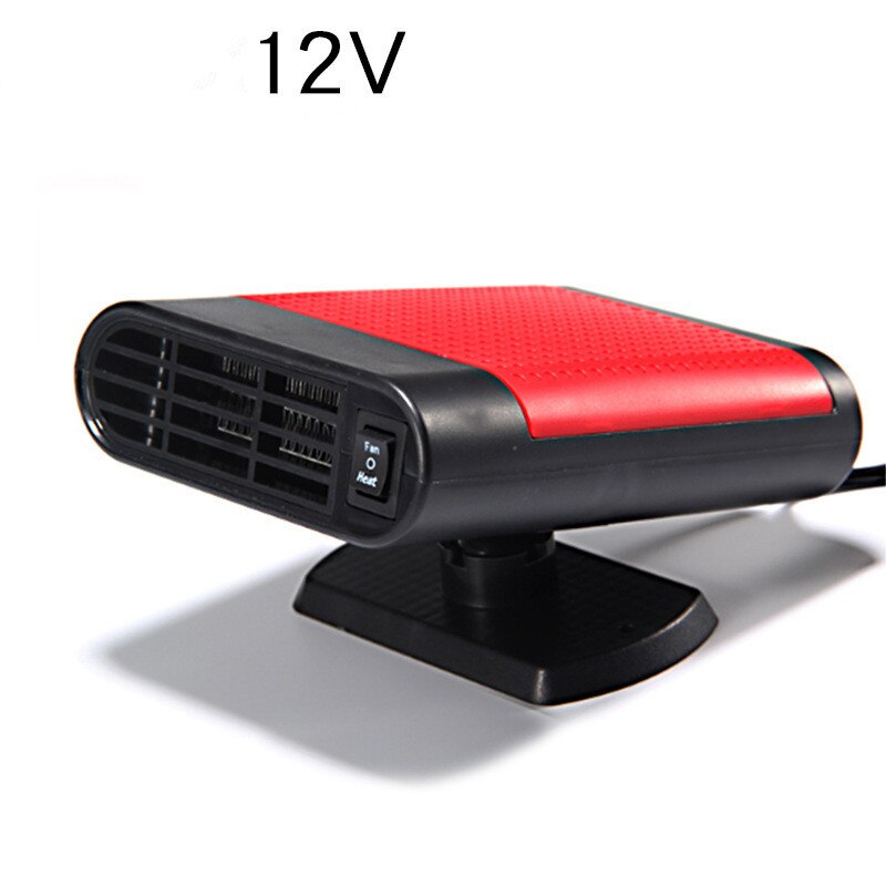 Winter Car Heater Universal 12v Car Window Fan Heater Portable Car Interior Heating Accessories Window Mist Remover Car Heaters: Red