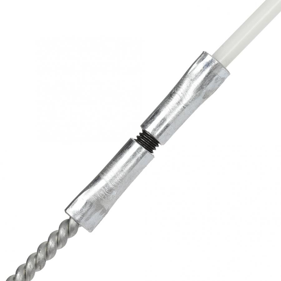 Drain Cleaners Cleaner Sewer Cleaning Rod Convenient Sewer Hair Clear FRP Breeding Water Line Cleaner (50m) & 6 Encryption