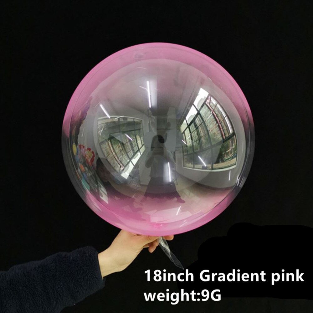 5Pcs 18inch Transparent Bobo Bubble Balloons Multi Confetti Balloon Wedding Birthday Party Decorations Air Baloons Globes: A2