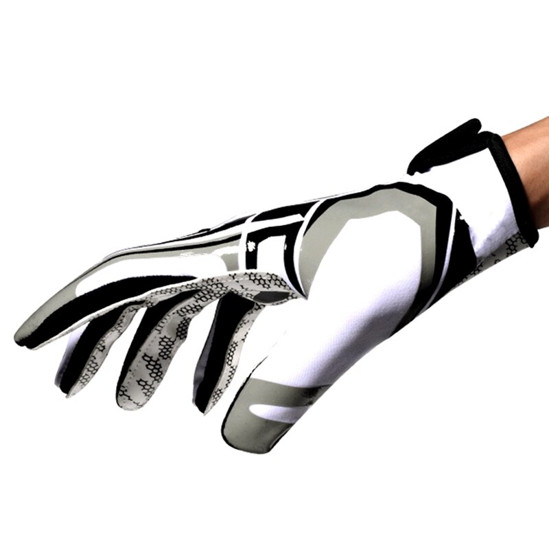 BOODUN Men Women Full Finger Breathable Anti-Slip Silicone Baseball American Football Gloves Outdoor Hiking Gloves