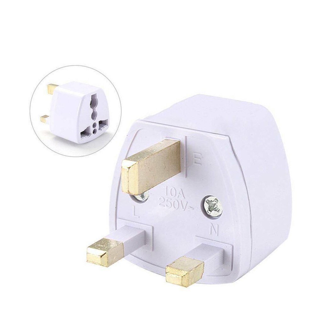 Orthdent 1 Pc Universal Travel Power EU GER AU US Plug Adapter Converter Travel Conversion With USB Power Converter Outlet: Travel UK Plug