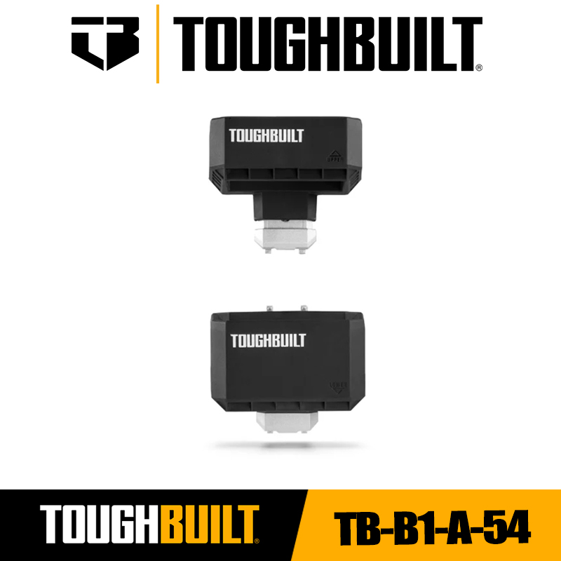 Toughbuilt tb -b1- a -54 stacktech plastikværktøjsholder stabelbar værktøjskasse speciel vertikal bærbar organizer værktøjskasse tilbehør: Default Title