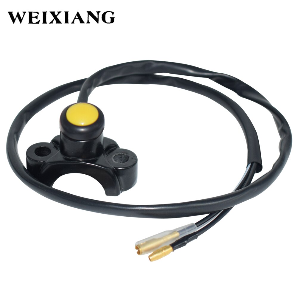 Aluminum Alloy Motorcycle Horn Button Power Start Switch Memontary Button Motorcross Handlebar Mount Switches