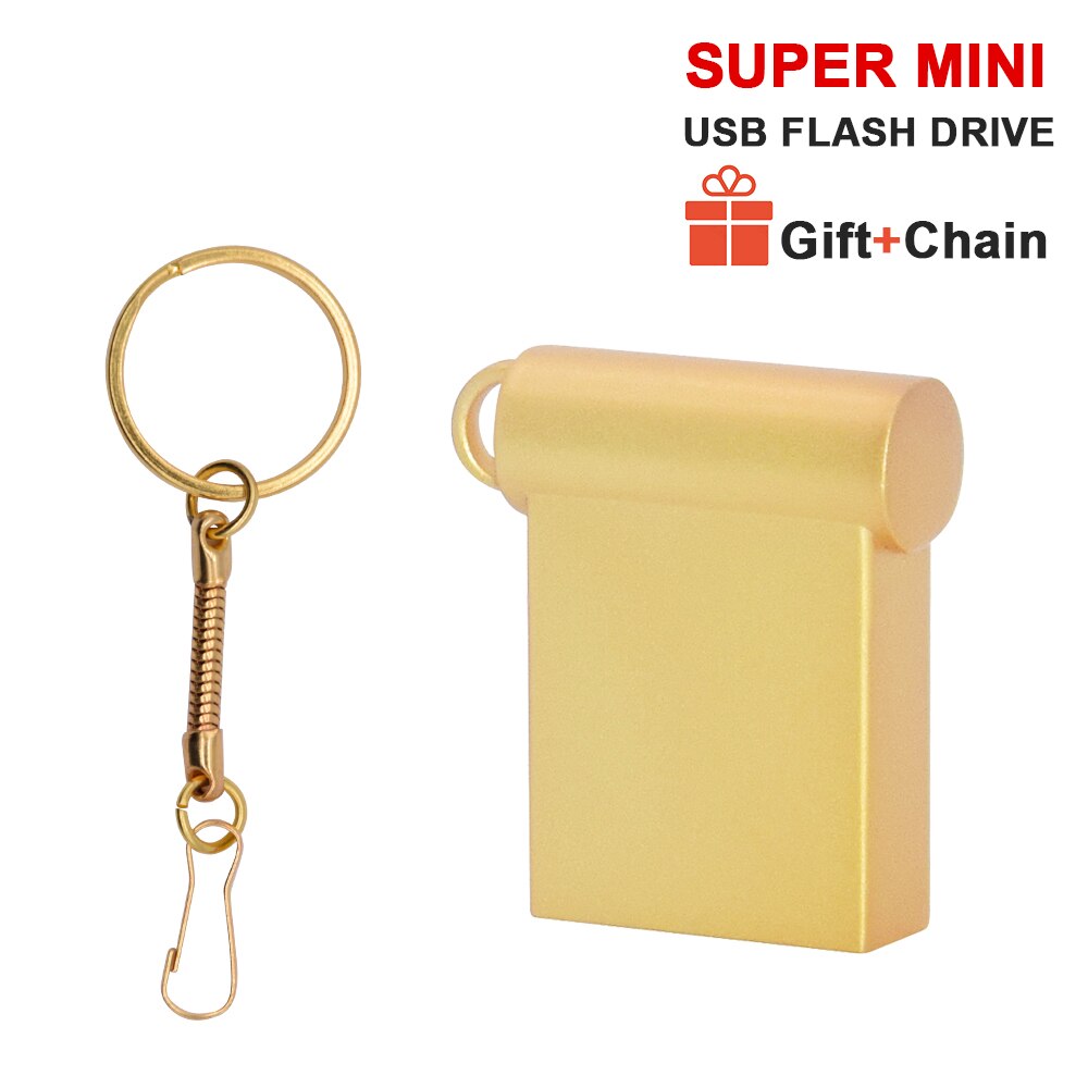 Pendrive 8GB 16GB Super Mini metalowa pamięć Usb Flash 2.0 Pendrives 32GB karta pamięci 64GB przenośna pamięć masowa U Disk prezenty