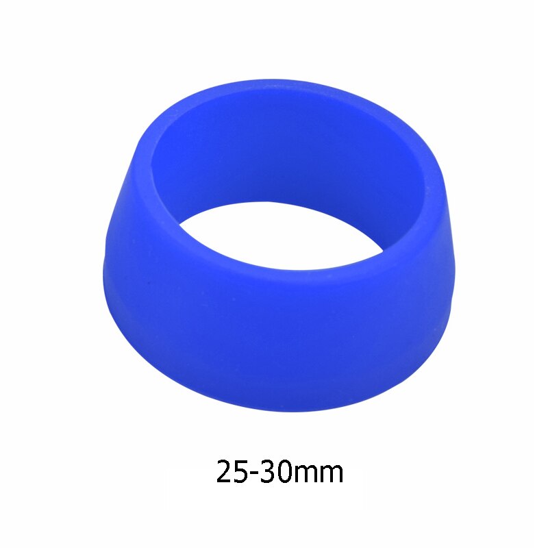 Sykkelstolpe gummiring mtb sykkel vanntett støvdeksel silikon setepinne sak beskyttende sykkel tilbehør: Blå 25-30mm