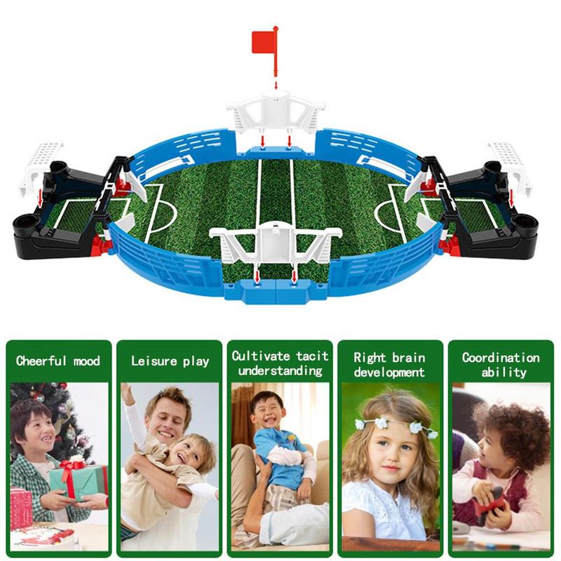 Mini bordsskiva fotboll brädspel set inomhus spel favorit bord barn spelar bord футбол fotboll dubbel barn настольный foo  e4 n 0