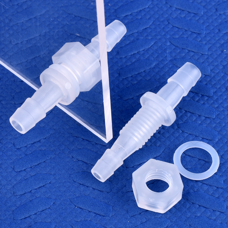 5 ~ 200 pz M6 ~ M10 a 3 ~ 8mm PP pagoda connettore diretto dado o-squillare in silicone giardino irrigazione acquario serbatoio pompa aria giunto tubo