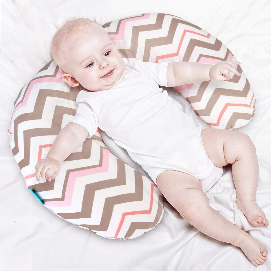 U-shaped Nursing Breastfeeding Pillowcases For Newborn Infant Baby Breastfeeding Pillow Cover Soft Nursing Slipcover Washable