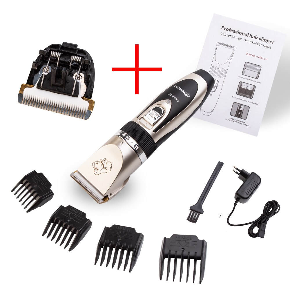 Baorun Pet Dog Hair Trimmer Animal Grooming Clippers Cat Cutter Machine Shaver Electric Scissor Clipper Dog Haircut Machine
