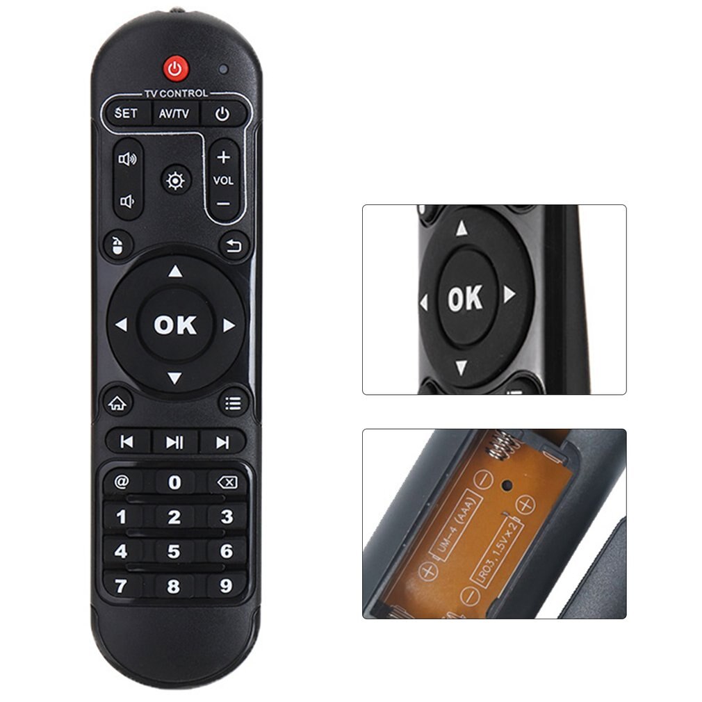 X96MAX X92 – télécommande IR pour boîtier TV Android, lecteur multimédia, décodeur