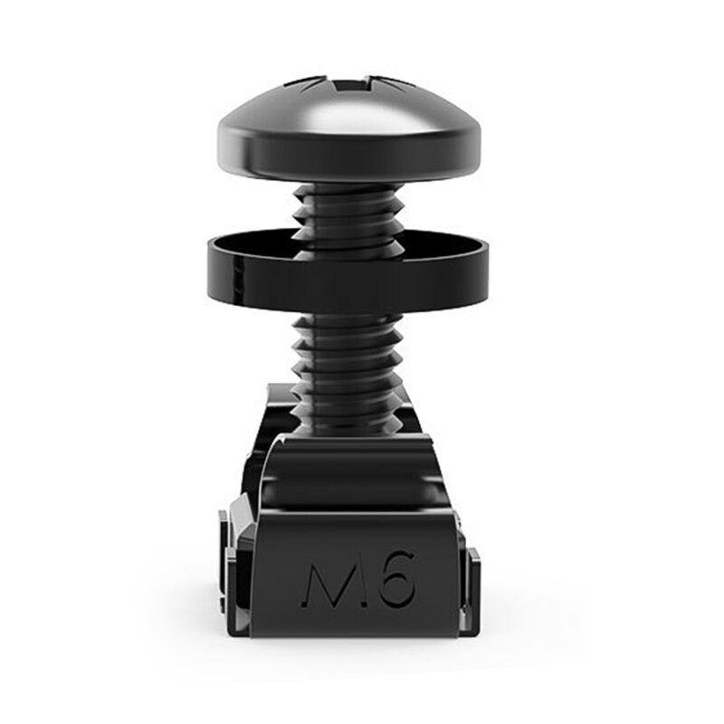 Y3NC Galvanized Cross Cabinet Screws Network Server Screw Chassis Wiring Frame Wire: M6x16 black
