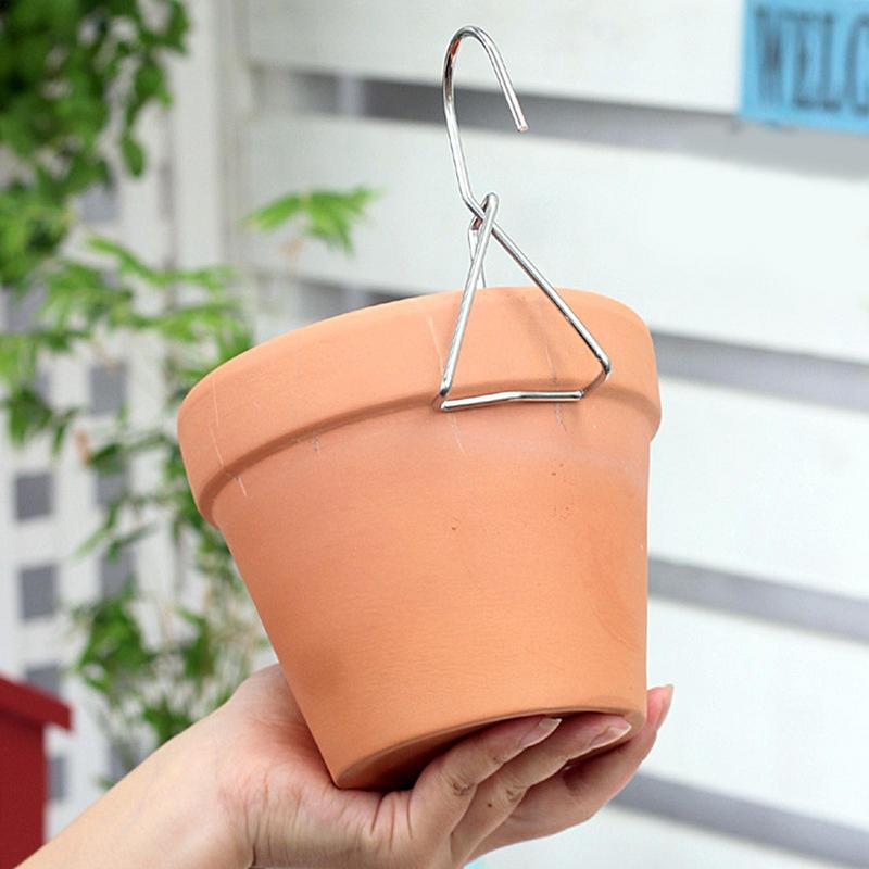 Cintre pour plantes, panier de jardinière de jardin, crochets pour Pots de fleurs en macramé d'intérieur, support suspendu, crochet de décoration de balcon extérieur