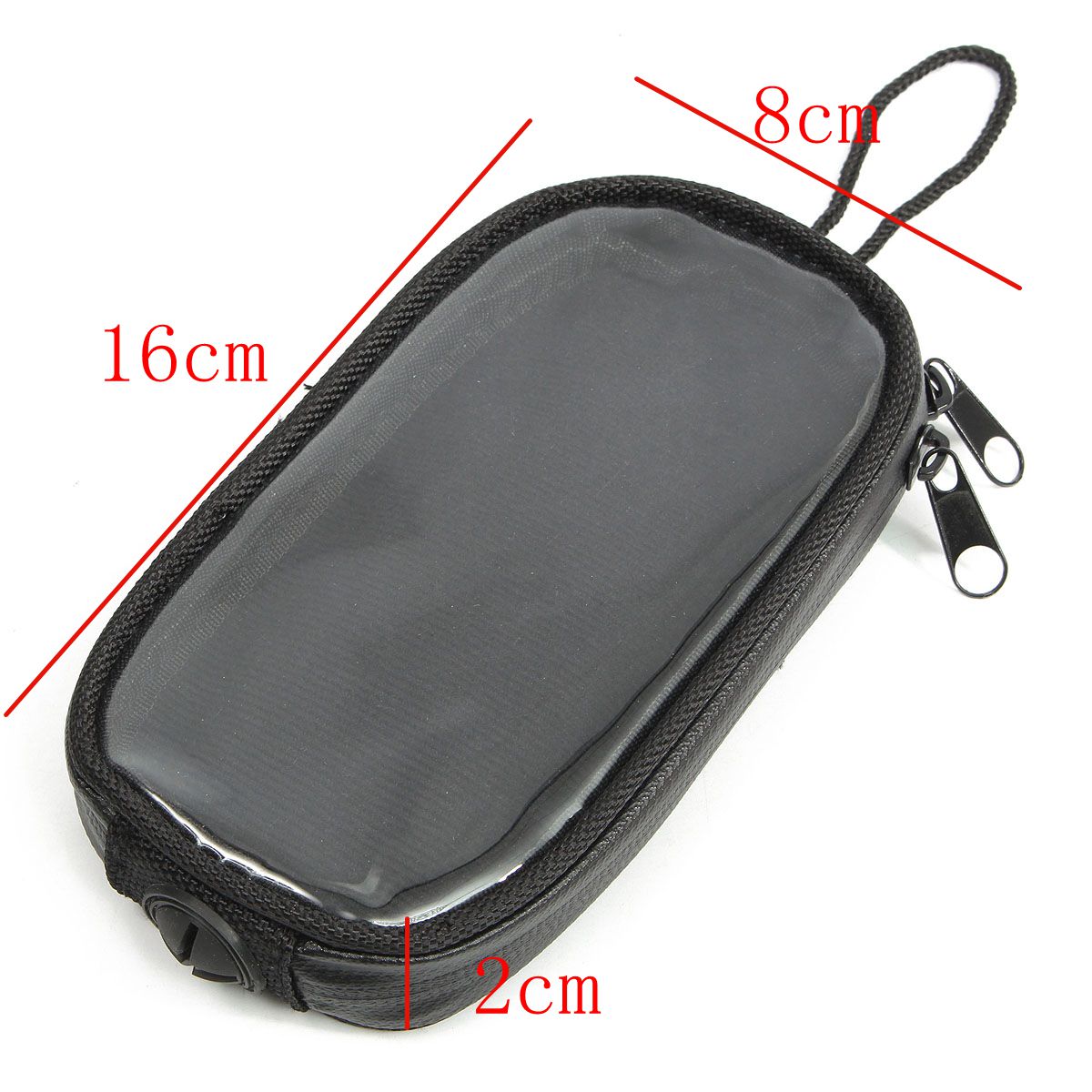 Magnetic Tank Bag Motorcycle Gas Tank Bag Water Repellent Phone Holder Case Motorbike Oil Fuel Tank Bags: 16x8cm