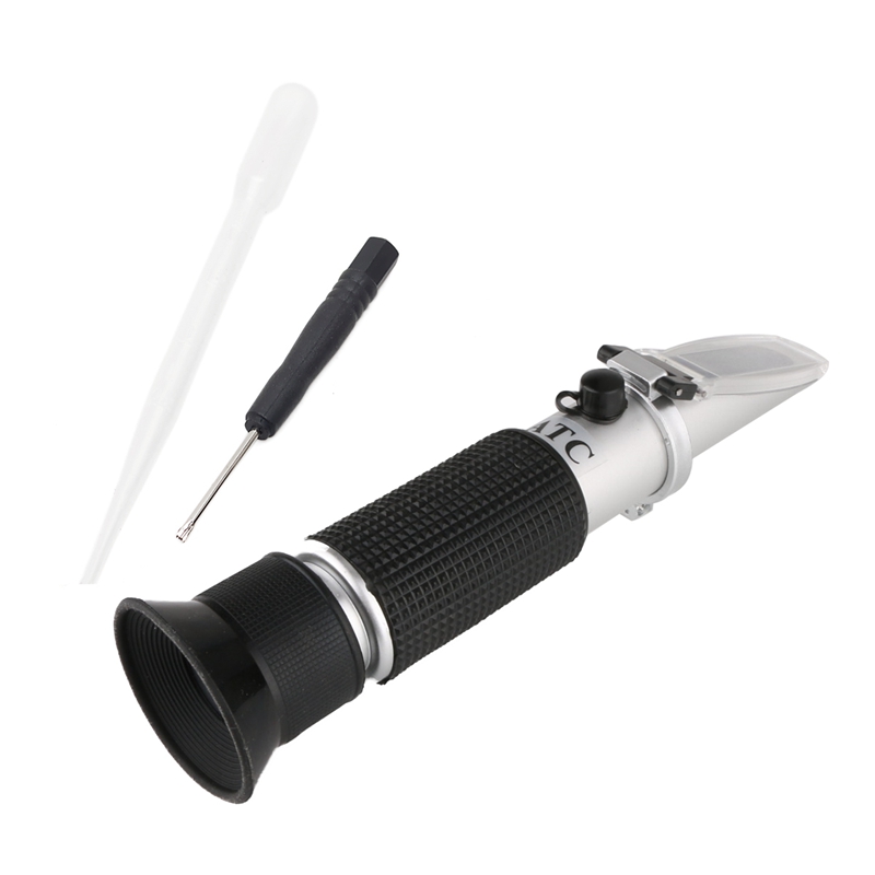 Refraktometer Zucker Grad Meter Gemüse Brix Refraktometer Zucker Schnitt Flüssigkeit Dichte Konzentration Tester 0-32% Brix