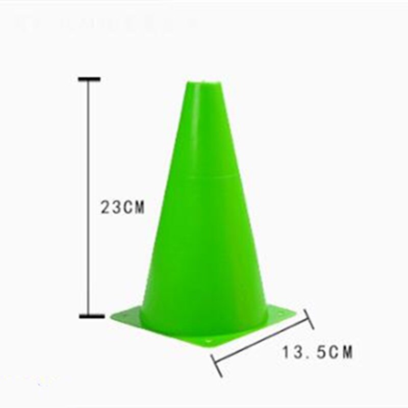5 stk/sett veikjegle barrikade varselskilt lys trafikksikkerhet bakken plen trening blending betong gymnastikksal beskyttelse 23cm