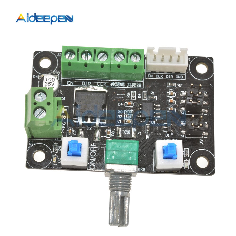 DC 12V 24V Motor Pulse Signal Generator for Stepper Motor Driver Controller Speed Regulator