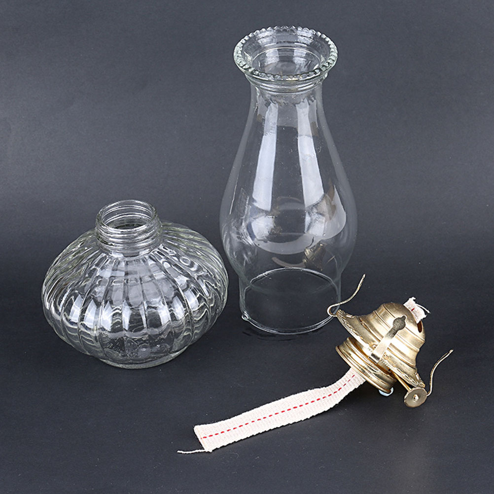 1 Set Oil Lamp Burner And Oil Lamp Wick Kerosene Oil Lamp Wick Accessory