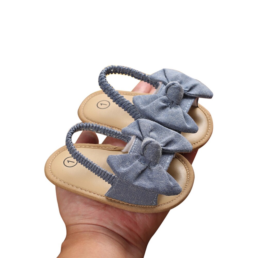 Summer Sandals for Baby Girls Shoes Non-Slip Baby Princess Bowknot Sandals Toddlers Newborn Children Infant Kids Shoes