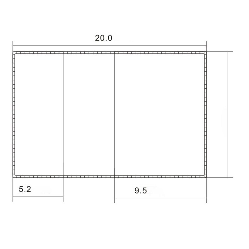 Maat 13.3*18.8Cm Pvc Transparante Scrub Paspoort Cover Clear Card Id Cover Case Voor Reizen Paspoort Tassen Paspoort tassen