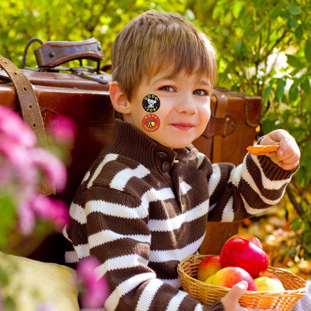 1000pcs School Stickers 1 Inch Teacher Supplies for Classroom, Potty Training Stickers, Motivational Stickers