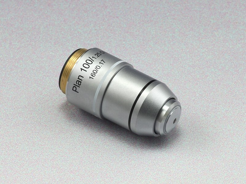 Biological Microscope Plan Objective Lens 4X 10X 20X 40X 60X 100X RMS Thread 160/0.17: TYPE A 100X
