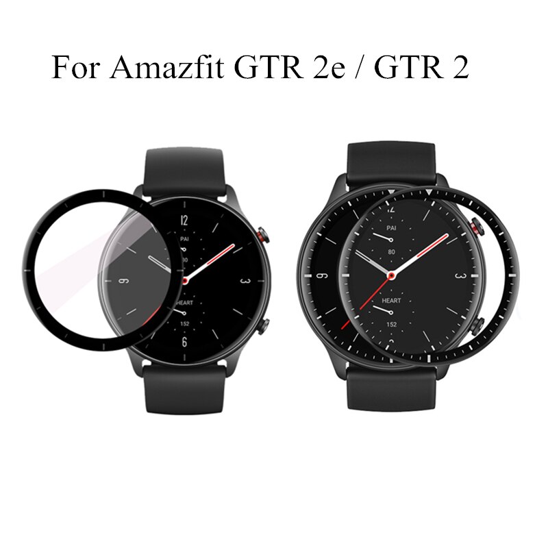 3D Gebogen Rand Zachte Fibre Glas Voor Huami Amazfit Gtr 2 2e Cover Screen Protector Film Voor Amazfit Gtr 2e horloge Beschermhoes