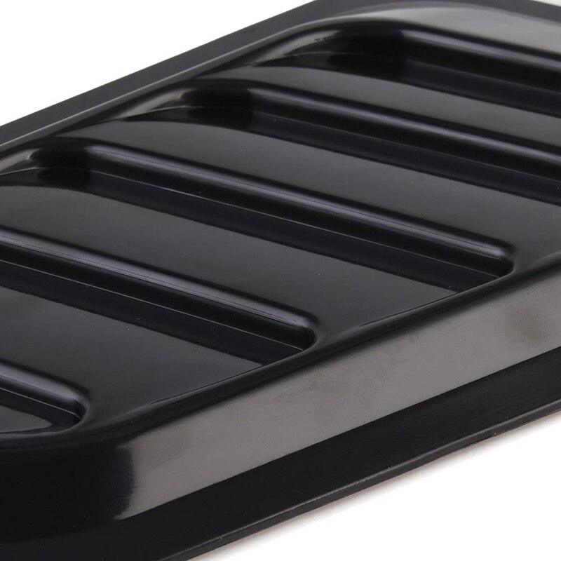 2 x ABS Car Universal Decorative Intake Scoop Turbo Bonnet Vent Cover Hood Auto