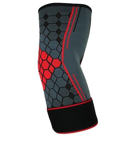 Elastic Bandage Elbow Support Anti-skid Compresion Elbow Protectors Armrests manicotti ciclismo Elbow Pads For Basketball: Red / S