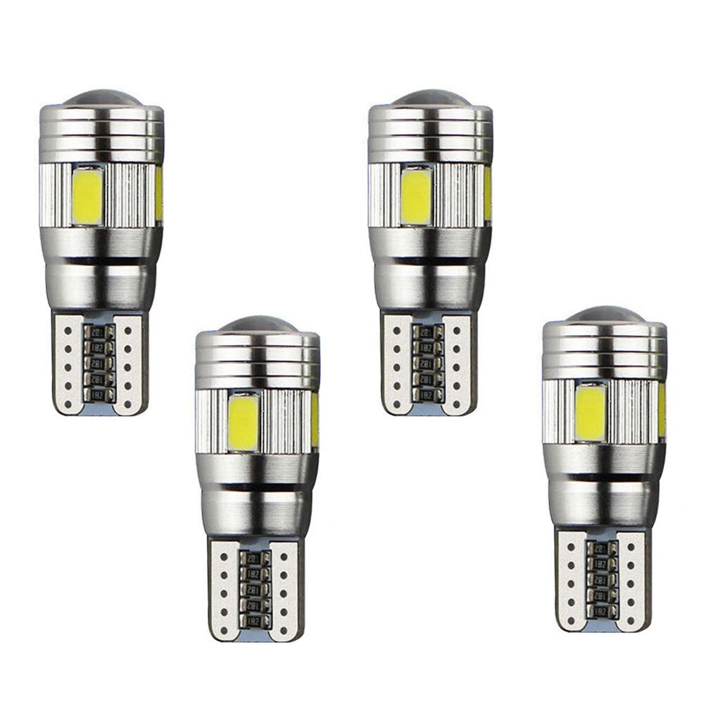 6 Leds Super Heldere 12V Smd 5630 T10 Auto Lampen Backup Fout Gratis Side Lampen Voor Motorfiets