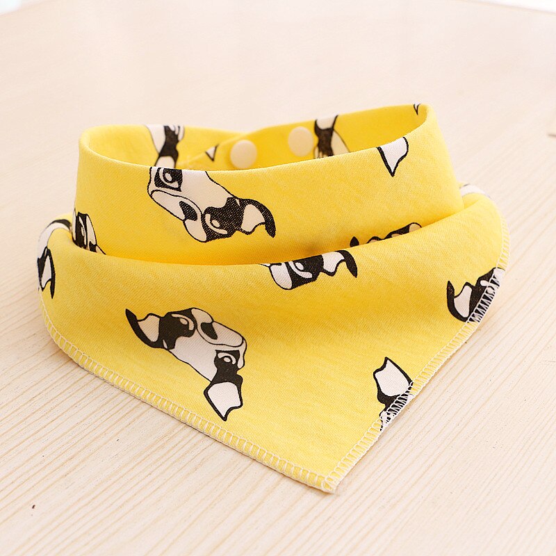 Bavoirs bébé pour garçons filles Bandana bavoir Burp tissu imprimé dessin animé Triangle coton bébé trucs écharpe repas collier alimentation accessoires: Default Title