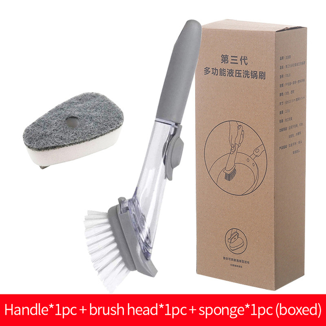 6/8/12 Stuks Dishwand Schotel Borstel Vervanging Hoofd Aanrecht Spons Handvat Borstel Schotel Scrubber Schoon tool Voor Vaatwas: MULTI