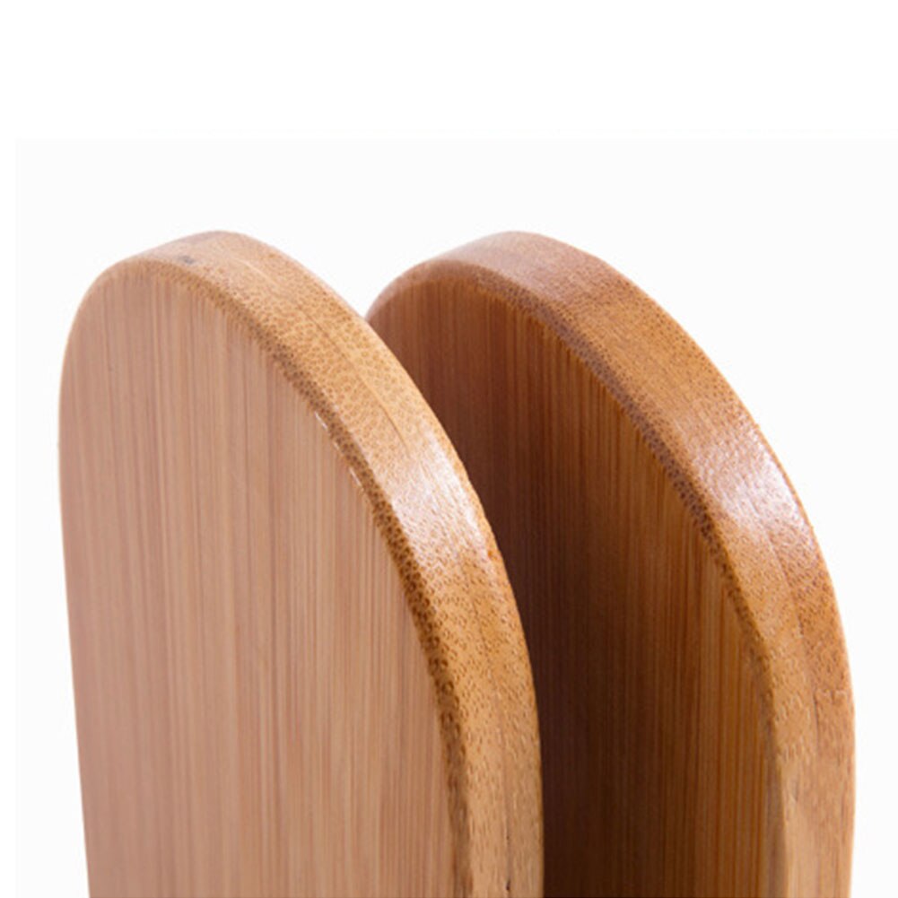 School Bamboo Wood Office Home Nonskid Book End Desk Organizer Students Durable Floating Shelf Storage Stationery Portable