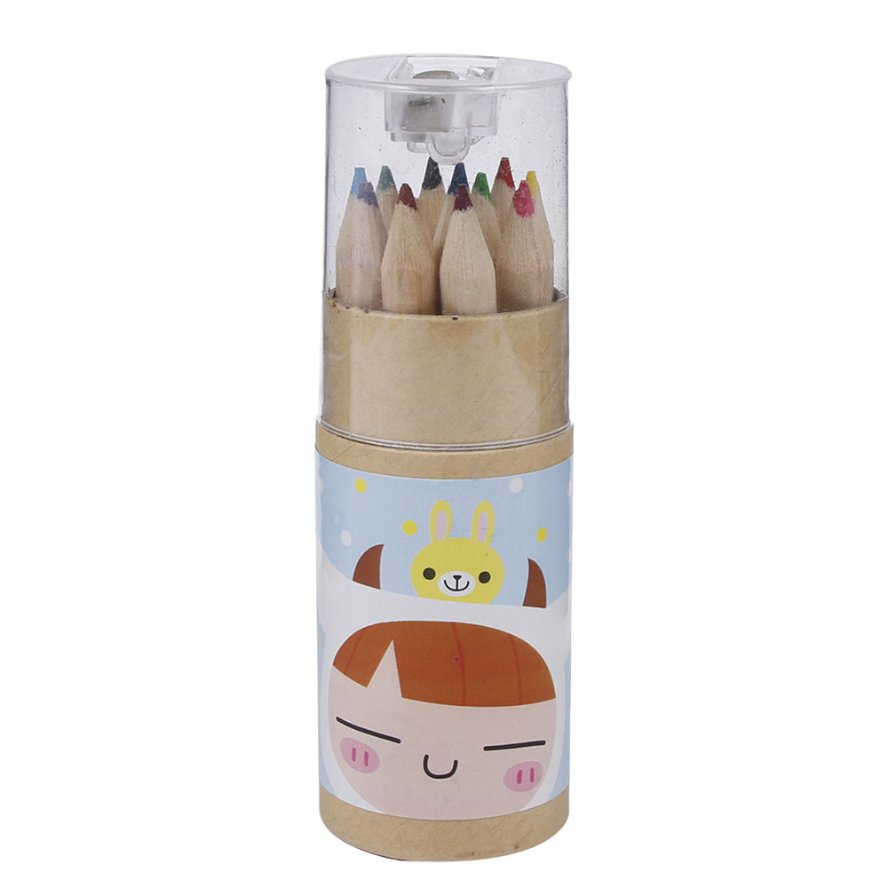 12 Colors Set Artist Fine Drawing Painting Sketching Writing Drawing Pencil Box Cases MIni Stationary