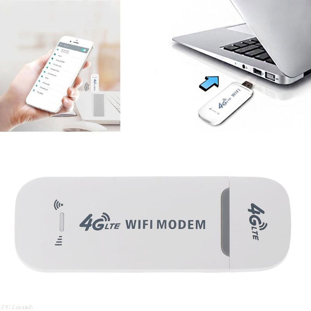 punto di accesso portatile 4G/3G LTE router WIFI per auto 100Mbps Dongle USB senza fili modem a banda larga mobile SIM carta sbloccato mini