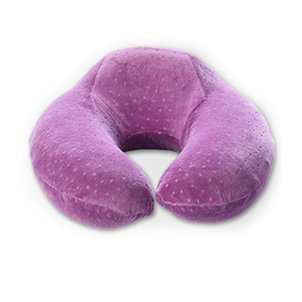 U Vormige Hals Kussens Memory Foam Reizen Kussen Nek Gezondheidszorg Accessoires Comfortabele Kussens Voor Goede Slaap Thuis Textiel: Lavender