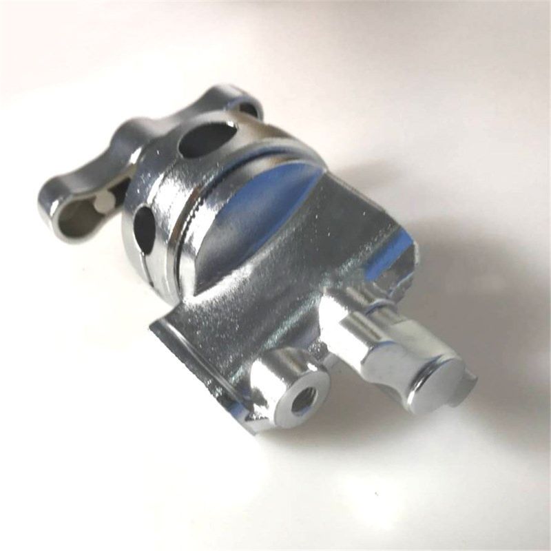 Heavy Duty Grip Head Swivel Head Holder Mounting Adapter For Light Stand Silver